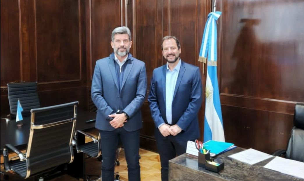 Ulpiano Suarez se reunió en Buenos Aires con el nuevo secretario de Economía del Conocimiento
