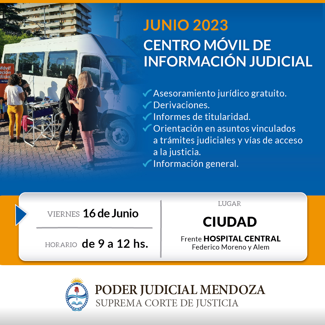Centro Móvil de Información Judicial Ciudad Hospital Central