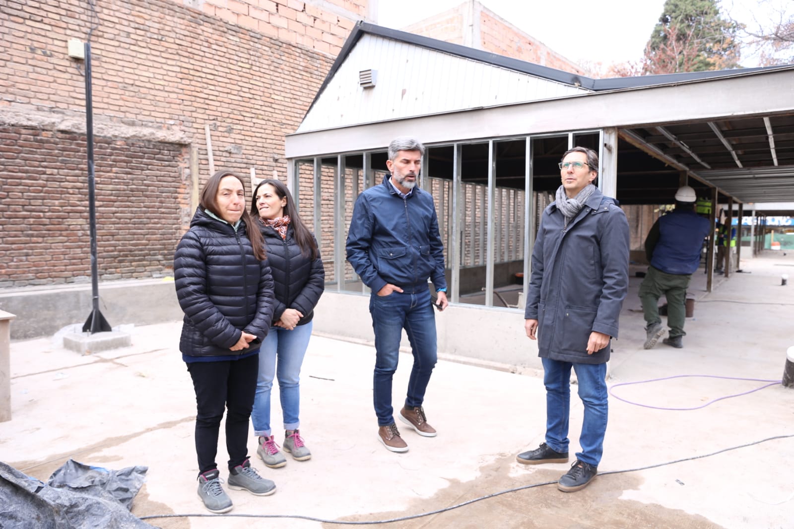 Portal Alameda recorrido de obras intendente Ciudad Mendoza obra avanzada