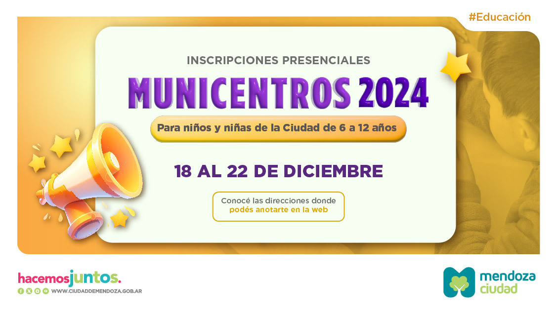 Municentros Ciudad Mendoza 2024